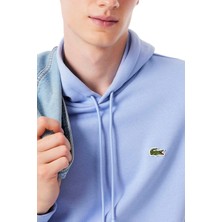 Lacoste Men's Hooded Golf Sweat Kapüşonlu Pamuklu Erkek Sweatshirt Lila
