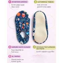 Hobins Sportswear & Company Kaydırmaz Taban Unisex Bebek Çocuk Deniz Ayakkabısı Havuz Patiği