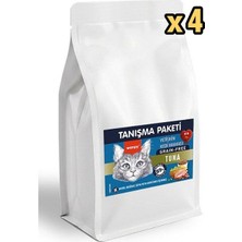 Wanpy Tahılsız Ton Balıklı Yetişkin Kedi Maması 500 gr x 4 Adet