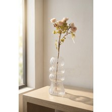 Acar Eterna Bloom Yapay Tek Dal Çardak Gül Krem - 65 cm