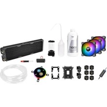 Thermaltake Pacific CL360 D5 Rgb 3X120MM Fanlı, Hard Tube, Custom Sıvı Soğutma Kiti (Am4, LGA2066)