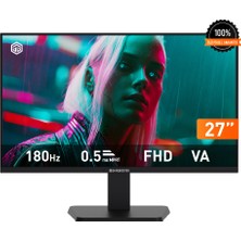Gamebooster Edge FF18 27'' 180Hz Fhd Va Panel 0.5ms Hdmı+Dp Hdr Flat Gaming Monitör