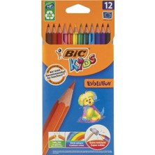 Bic Evolution Kuru Boya 12`li Canlı Renk Paleti ile Yaratıcılığınızı Geliştirin