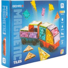 Geomag Gems Vehicles Manyetik Şekiller 24 Parça
