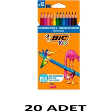 Bic 20 Adet Tropicolors Kuru Boya Kalemi 12 Renk