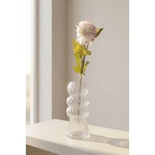 Acar Eterna Bloom Yapay Tek Dal Yıldız Çiçeği Beyaz - 65 cm