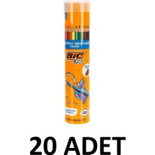 Bic 20 Adet Evolution Kuru Boya Kalemi 12+1'li Metal Tüp