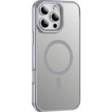 Yesido iPhone 16 Pro Max ile Uyumlu PC06 Tower Magneticsafe Kapak - Titan Gri
