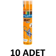 Bic 10 Adet Evolution Kuru Boya Kalemi 12+1'li Metal Tüp
