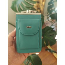 Roka Collection 4038 Hakiki Deri Dikey Kredi Kartlıklı Çakmak Cepli Sigaralık