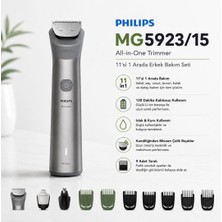 Philips All-In-One Trimmer 5000 Serie MG5923/15 11'i 1 Arada Erkek Bakım Seti
