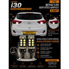 Duolight Hyundai I30 (2012-2017) Uyumlu T15 W16W Beyaz LED Geri Vites Ampulü Canbus 2 Adet