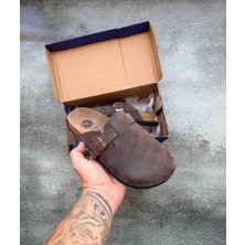 Evlium Birkenstock Boston Süet Deri Unisex Clog Terlik