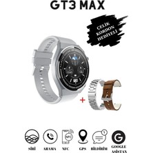 Hace Bazaar Gps ve Nfc Özellikli Akıllı Kol Saati, Sesli Görüşme ve Uyku Takibi Işlevli, Gümüş Renk
