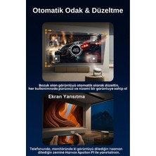 Hace Bazaar Taşınabilir 4K Destekli 1080P Projeksiyon Cihazı, Bataryalı ve Android Işletim Sistemli