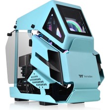 Thermaltake Ah T200 Turkuaz Tempered Glass Pencereli, Mikro Atx Oyuncu Kasası