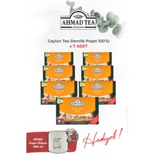 Ahmad Tea Ceylon Tea (100’LÜ x 7 Adt.) Demlik Poşet ve Rakun Kupa Hediye