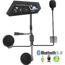 Hace Bazaar Motosiklet Kaskı Için Şarj Edilebilir Bluetooth Intercom Kulaklığı ve Mikrofon Seti