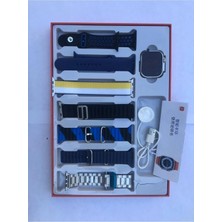 Hace Bazaar Mavi Gümüş Kasa ve Siyah Titanyum Kordonlu Akıllı Saat, Nabız ve Uyku Takibi Özellikli