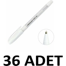 Pensan 36 Adet Neon Jell Kalem 1,0 mm Beyaz