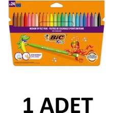 Bic 1 Adet Kid Couleur Keçeli Boya Kalemi 24`lü Kutu