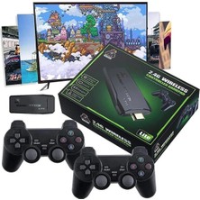 İlk El Grup Kablosuz Çift Kollu Retro Oyun Kumandası, 32 GB Dahili Hafıza ile Pc Uyumlu Siyah Gamepad