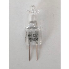 İTHAL 20 Adet 12V 20W G4 Halojen Lamba Çin Malı