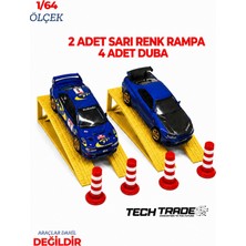 Tech Trade 1/64 Ölçek Diorama 2 Adet Sarı Rampa + 4 Adet Duba