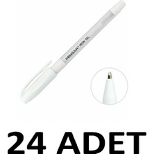 Pensan 24 Adet Neon Jell Kalem 1,0 mm Beyaz