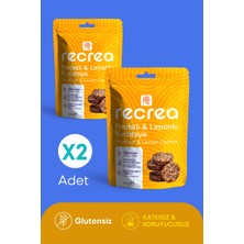 Recrea 2 Adet Glutensiz Fındıklı ve Limonlu Kurabiye