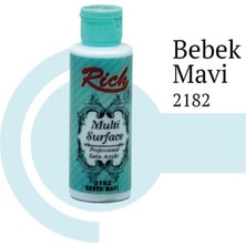 Bezos Multi Surface 2182 Bebek Mavi Akrilik Boya 120 cc