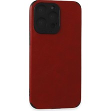 Bezos iPhone 15 Pro Kılıf Loop Deri Silikon - Kırmızı