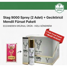 Bezos Stagg 9000 Geciktirici Sprey (2 Adet) + Hijyenik Geciktirici Mendil Hediye - Eczane Çıkışlı Fırsat Paketi