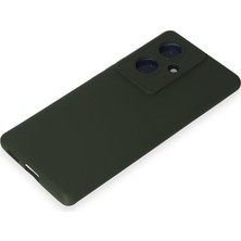 Bezos V29 Lite Kılıf Nano Içi Kadife Silikon - Koyu Yeşil