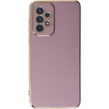 Bezos Galaxy A73 5g Kılıf Volet Silikon - Mor
