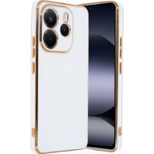Bezos Note 14 4g Kılıf Volet Silikon - Beyaz