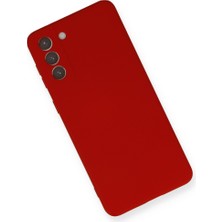 Bezos Galaxy S21 Plus Kılıf Nano Içi Kadife Silikon - Kırmızı