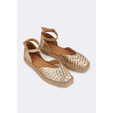 Butik Noble Shoes Hakiki Deri Kadın Espadrilsandalet