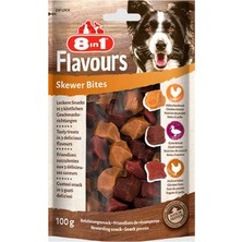 Bezos Flavours Skewer Bites Kuşbaşı Dilimli Çiğneme Köpek Ödülü 100 gr