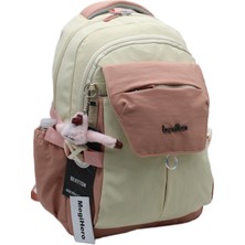 MegiHero Günlük Sırt Çantası Unisex Çok Bölmeli Okul Çantası 2601