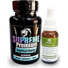 Bezos Supreme Premium Erkeklere Özel 30LU Katılık ve Maximum Energy + Yanında Prost-Up 30ML Içeceği