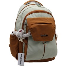 MegiHero Günlük Sırt Çantası Unisex Çok Bölmeli Okul Çantası 2601