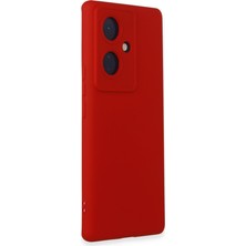 Bezos V29 Lite Kılıf Nano Içi Kadife Silikon - Kırmızı