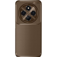 Bezos 14C Kılıf Auto Focus Karbon Kapak - Kahverengi