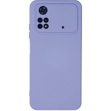 Bezos M4 Pro 4g Kılıf Nano Içi Kadife Silikon - Lila