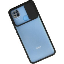 Bezos 9c Kılıf Palm Buzlu Kamera Sürgülü Silikon - Siyah