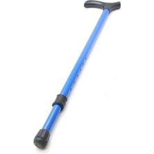 Renklime Ayarlanabilir Metal Pimli Baston - Ergonomik Saplı - Yürüyüş Desteği