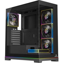 Gamebooster Nyvra Sync 850W 80+ Bronze Apfc 3.1 Pcı-E 5.1 5*argb Pwm Atx Tower Argb Şerit