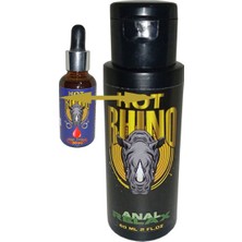 Bezos Hotrhino 60 ml Kadın&erkek Analrelax Masaj Kremi + Erkeklerin Ilgi Içeceği