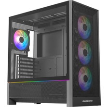 Gamebooster Mystral 750W 80+ Bronze Apfc 3.1 Pcı-E 5.1 4*argb Pwm E-Atx Tower Argb Şerit Mesh